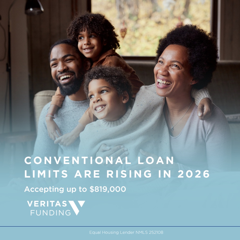 Veritas Home Funding — conventional loan limits social post