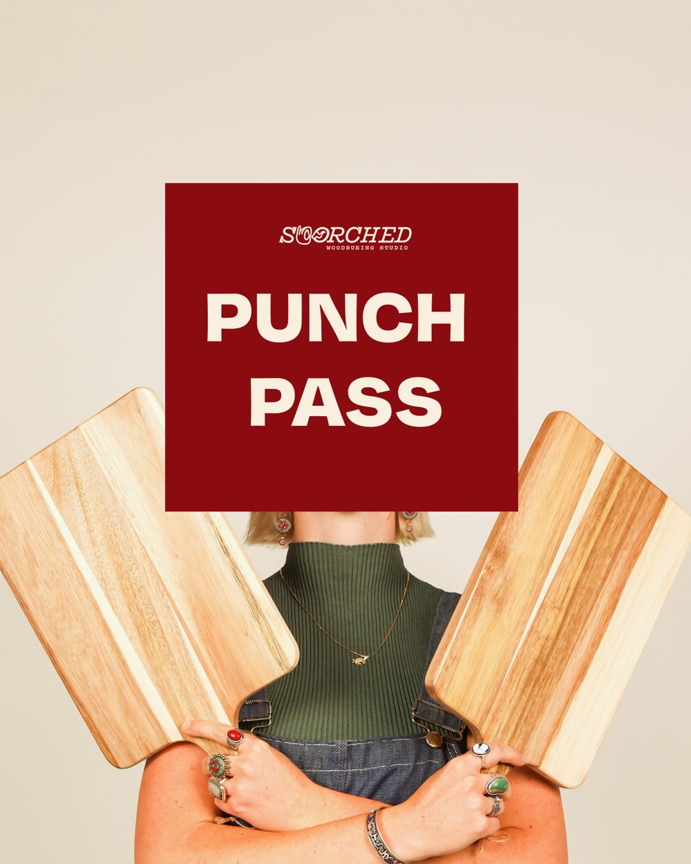 Scorched Studio punch pass social post