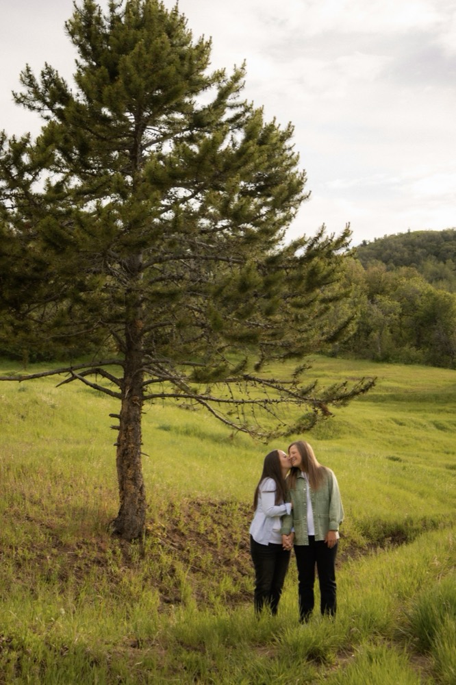Kaley and Becca, proposal and engagement session