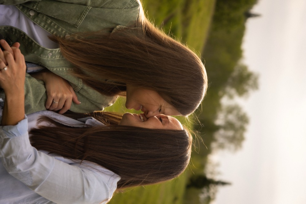 Kaley and Becca, proposal and engagement session